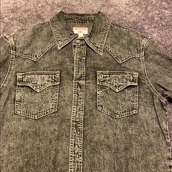 True Religion Long Sleeve Button Down - Picture 3 of 6